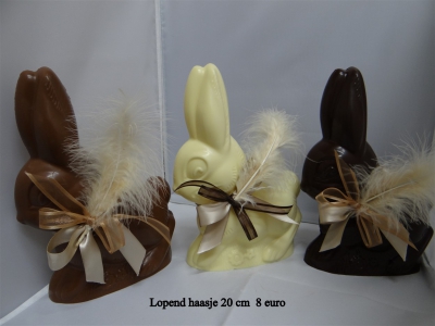 Lopend haasje 20cm: 8€