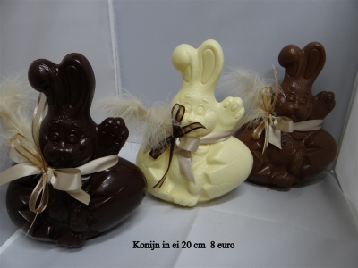 Konijn in ei 20cm: 8€