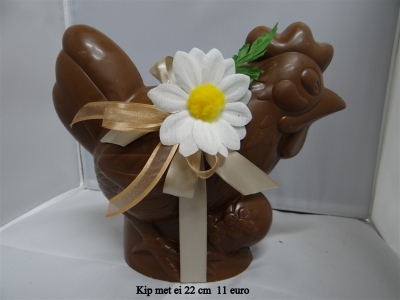 Kip met ei 22cm: 11€