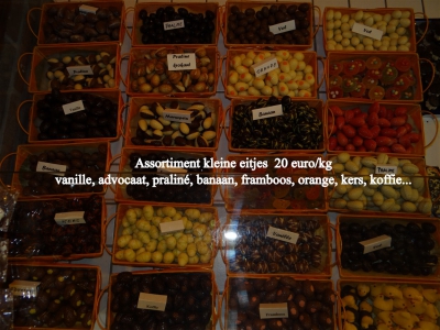 Assortiment kleine eitjes 20€/Kg