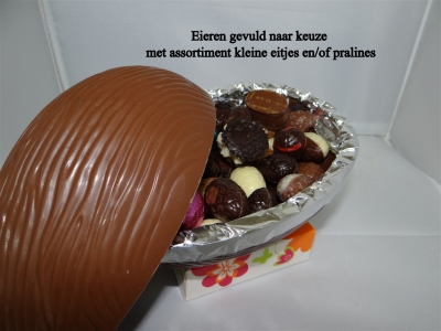 Eieren gevuld naar keuze met assortiment