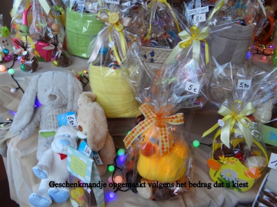 Geschenkmandje voor gekozen bedrag