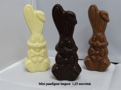 Mini paasfiguur langoor 1,25€/stuk